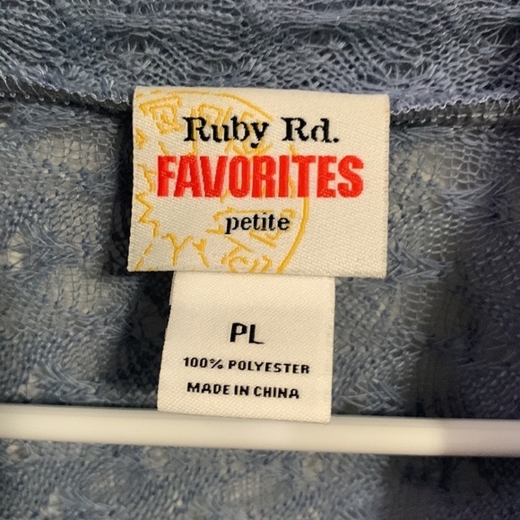 Ruby Rd Favorites lightweight sweater Petite Lg. See measurements - Picture 2 of 6